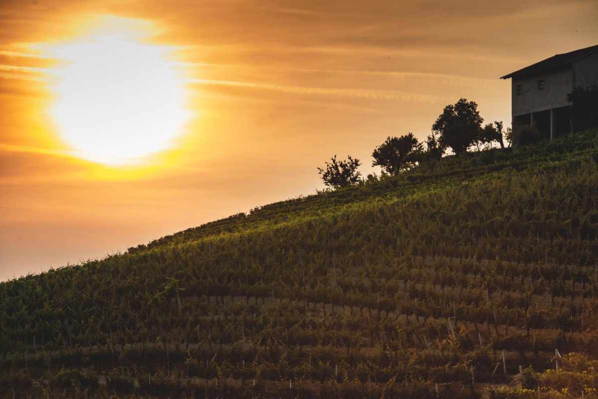 Piemonte tramonto San Sebastiano