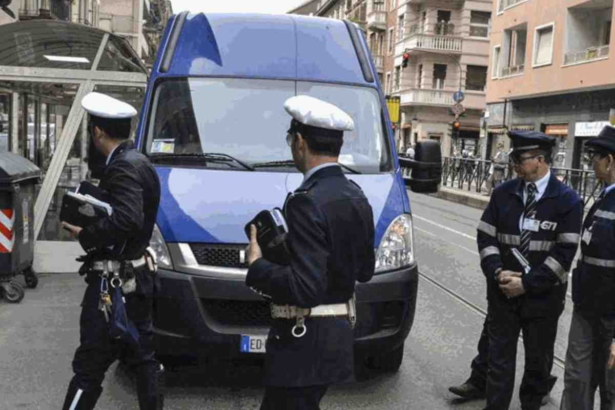 Vigili in azione