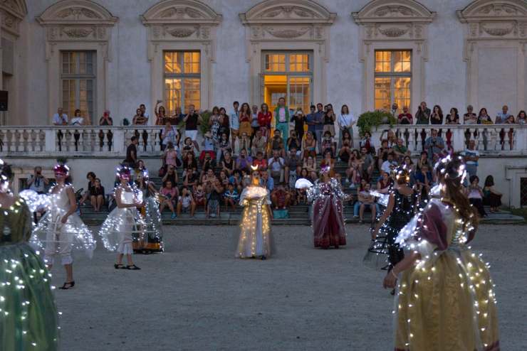 spettacolo alla Reggia di Venaria